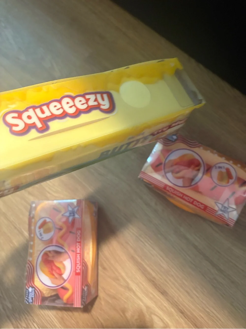 Squeeze Butter and Hot Dog